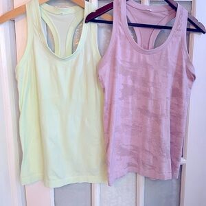 2  Athleta Momentum Seamless Tanks